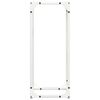 vidaXL Portant de bois chauffage blanc 25x25x60 cm