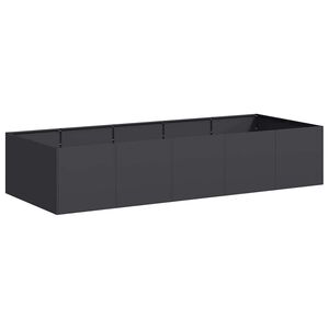 vidaXL Jardini&egrave;re noir 200x80x40 cm acier