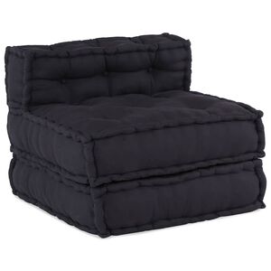 vidaXL Canap&eacute; modulaire anthracite 70x70x54 tissu