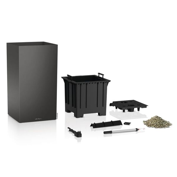 LECHUZA Jardini&egrave;re CANTO Premium 40 LED High ALL-IN-ONE 40x40 cm