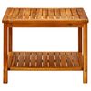 vidaXL Table basse 60x60x45 cm Bois d'acacia solide