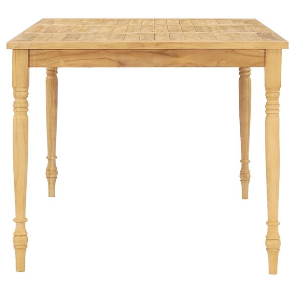 vidaXL Ensemble &agrave; manger de jardin 5 pcs Bois de teck massif