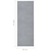 vidaXL Tapis BCF Gris 80x200 cm