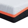 vidaXL Matelas Blanc et Gris 180 x 200 cm Tissu jacquard