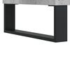 vidaXL Buffet haut gris b&eacute;ton 69,5x31x115 cm bois d'ing&eacute;nierie