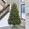 vidaXL Sapin de No&euml;l artificiel avec 300 LED Vert 300 cm PVC et m&eacute;tal