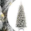 vidaXL Sapin de No&euml;l artificiel Blanc 240 cm