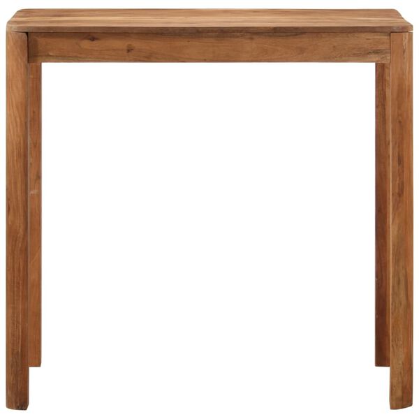 vidaXL Table de bar bois massif d'acacia et finition miel 110x55x106cm