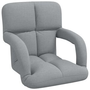 vidaXL Chaise de sol r&eacute;glable avec accoudoir