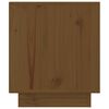 vidaXL Tables de chevet 2pcs Marron miel 40x34x40cm Bois de pin solide