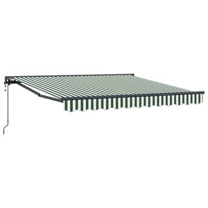 vidaXL Cadre d'auvent Vert et blanc 300 x 250 cm