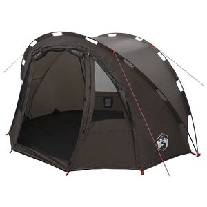 vidaXL Tente de p&ecirc;che 2 personnes marron imperm&eacute;able