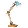 vidaXL Lampe de bureau 25 W bleu d&eacute;lav&eacute; 23x18x96 cm E27