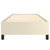 vidaXL Cadre de lit sans matelas cr&egrave;me 80x200 cm similicuir
