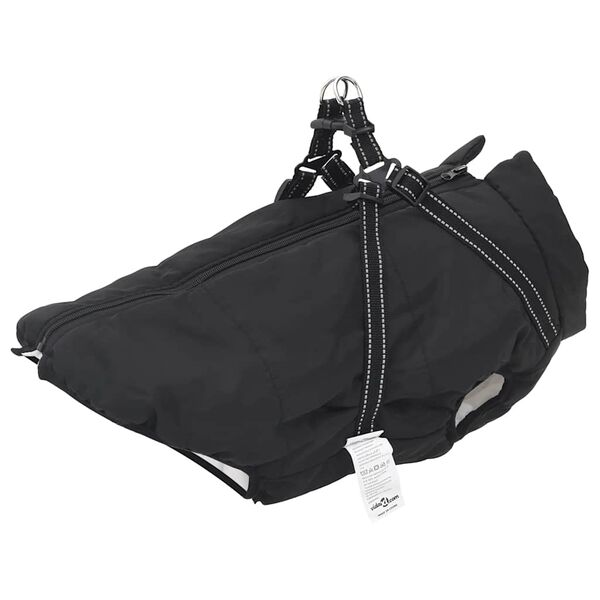 vidaXL Manteau pour chiens avec harnais imperm&eacute;able r&eacute;fl&eacute;chissant L44