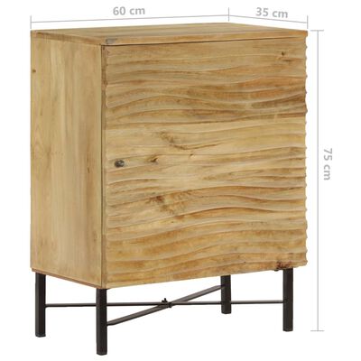 vidaXL Buffet Bois de manguier massif 60x35x75 cm