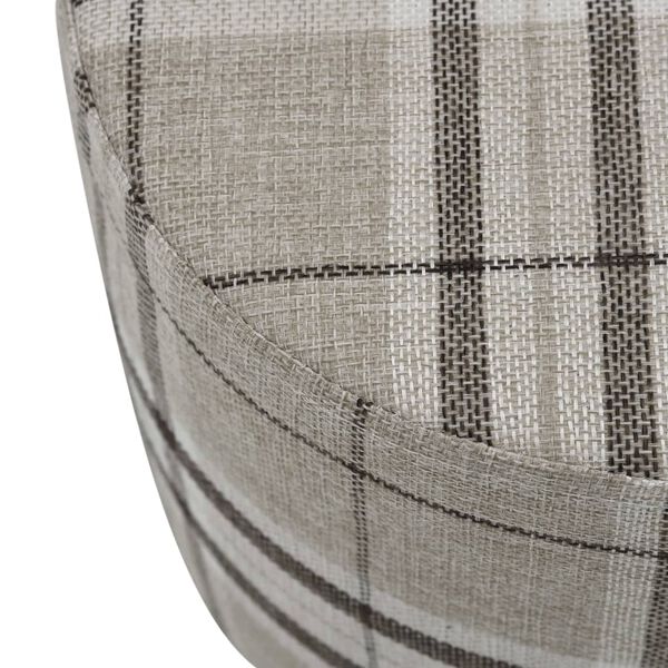 vidaXL Tabouret Bloc Tissu Rond