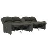 vidaXL Fauteuil de massage inclinable avec porte-gobelets 4 places