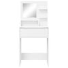 vidaXL Tables de maquillage pour chambre Blanc 80 x 39,6 x 135 cm