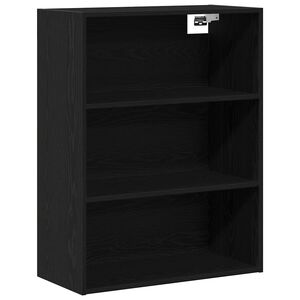 vidaXL Cabinet Murale Suspendu Ch&ecirc;ne noir 69,5 x 32,5 x 90 cm