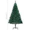 vidaXL Arbre de No&euml;l artificiel pr&eacute;-&eacute;clair&eacute; et boules vert 150 cm PVC