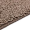 vidaXL Tapis de bain antid&eacute;rapant Marron 50 x 80 cm PP