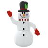 vidaXL Bonhomme de neige gonflable avec LED 300 cm