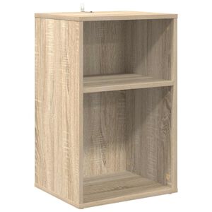 vidaXL Meuble &agrave; vinyles Ch&ecirc;ne Sonoma 38 x 33 x 61 cm Bois d'ing&eacute;nierie