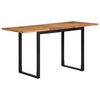 vidaXL Table &agrave; manger 140x70x75 cm bois massif d'acacia