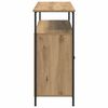 vidaXL Buffet Chêne artisanal 100 x 35 x 80 cm Bois d'ingénierie