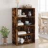 vidaXL Buffet haut ch&ecirc;ne fum&eacute; 70x41x124 cm bois d'ing&eacute;nierie