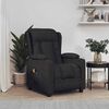 vidaXL Fauteuil &eacute;lectrique de massage Noir Tissu