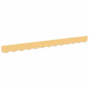 vidaXL Remplacement de lambrequin Sable 329 x 20 cm Polyester