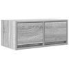 vidaXL Meuble TV sonoma gris 60x31x25,5 cm bois d'ing&eacute;nierie