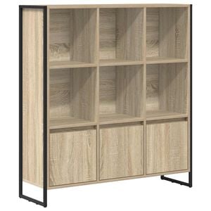 vidaXL Biblioth&egrave;que 2 pcs Sonoma 99,5 x 30 x 108 cm Bois d'ing&eacute;nierie