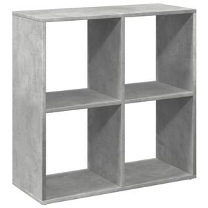 vidaXL &Eacute;tag&egrave;re s&eacute;paratrice de pi&egrave;ce gris b&eacute;ton 69,5x29x69,5 cm