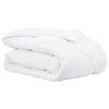 vidaXL Duvet d'hiver 202 x 201 x 5 cm Hiver Polyester Blanc Respirant