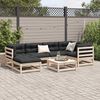 vidaXL Salon de jardin 7 pcs bois de pin massif