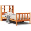vidaXL Lit biblioth&egrave;que sans matelas cire marron 75x190 cm pin massif