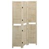 vidaXL Cloison de s&eacute;paration 3 panneaux 105x165 cm Bois de Paulownia