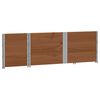 vidaXL Colliers de palette 3 pcs marron 150x50 cm bois de pin solide