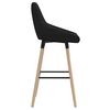 vidaXL Tabouret de bar Noir Tissu