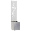 vidaXL &Eacute;cran de confidentialit&eacute; de jardin Argent 32 x 32 x 150 cm