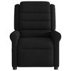 vidaXL Fauteuil inclinable &eacute;lectrique Noir Tissu