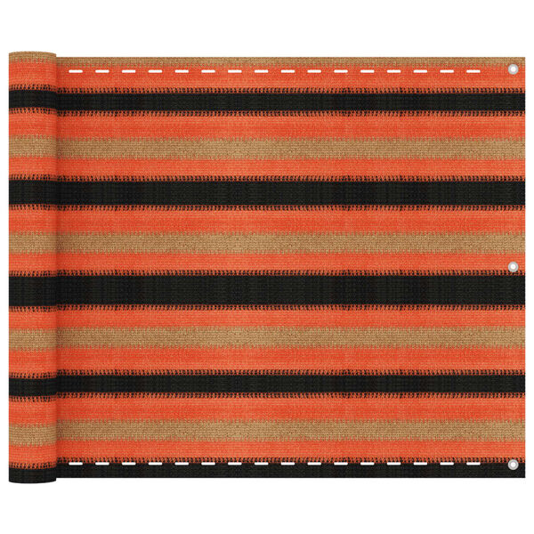 vidaXL &Eacute;cran de balcon Multicolore 75x600 cm PEHD