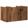 vidaXL Organiseur de bureau Bois ancien 44,5 x 24 x 25 cm
