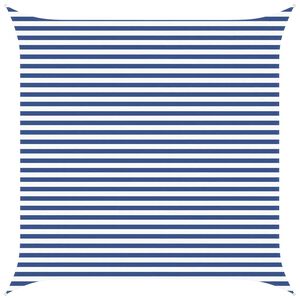 vidaXL Voile d'ombre Bleu et Blanc 4 x 4 m 100 % polyester Oxford