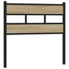 vidaXL T&ecirc;te de lit de remplacement ch&ecirc;ne sonoma 80 cm