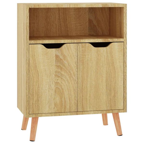 vidaXL Buffet ch&ecirc;ne sonoma 60x30x72 cm bois d'ing&eacute;nierie