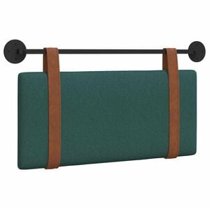 vidaXL T&ecirc;te de lit suspendue Vert fonc&eacute; PU antique